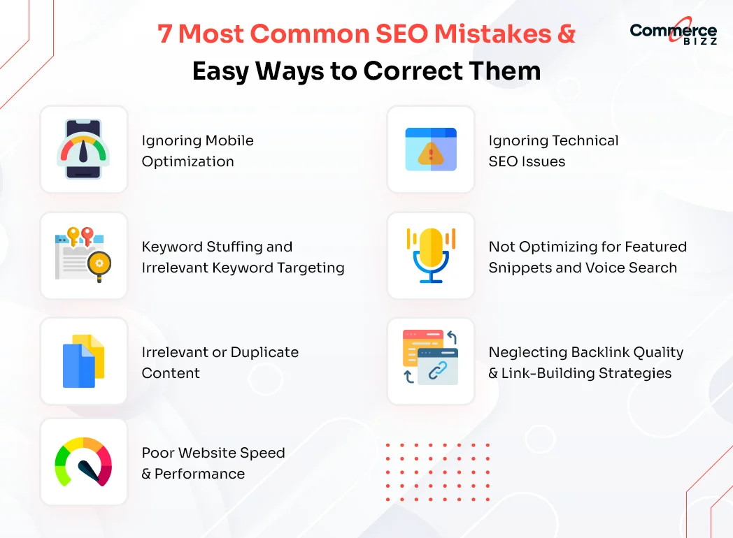 7 most common seo mistakes and easy ways to correct them